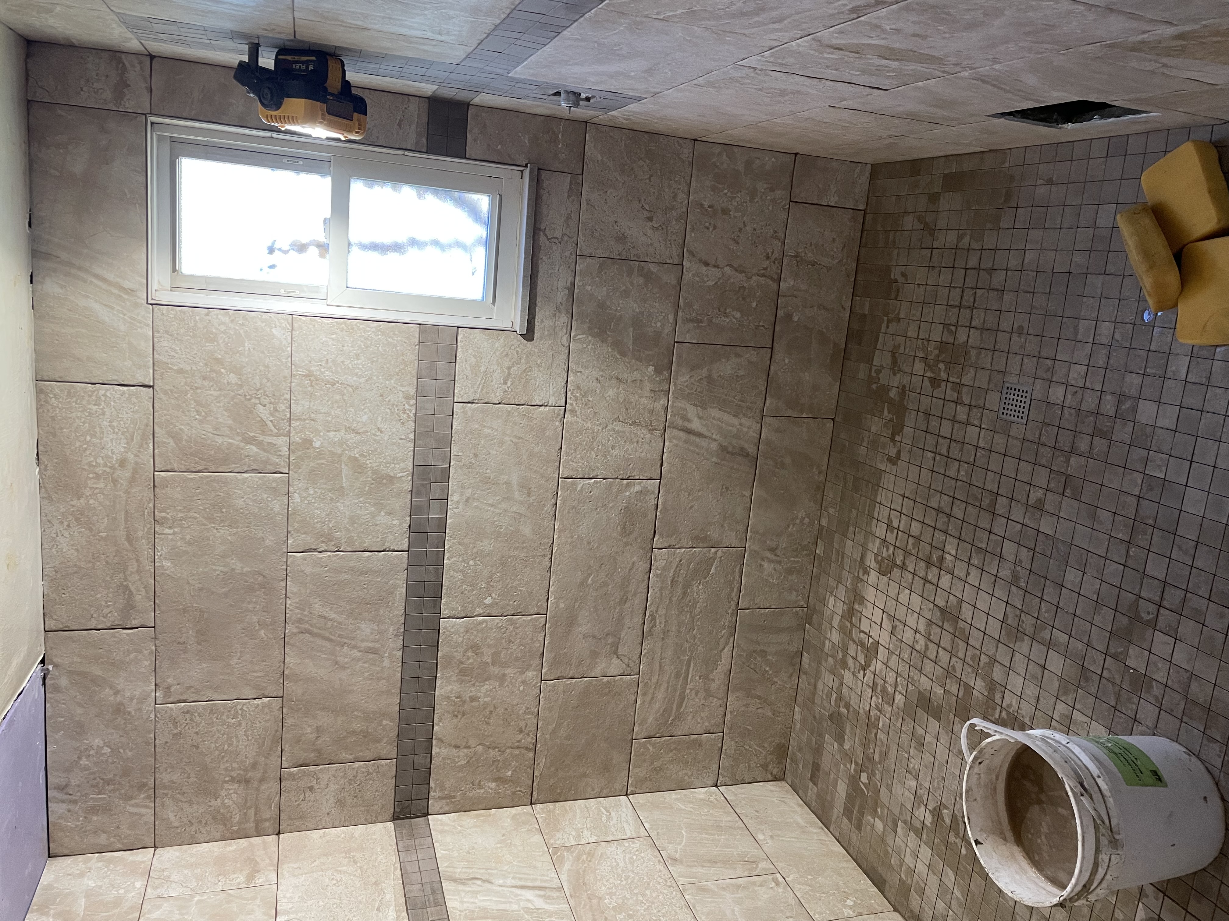Mid-build: mud & membrane